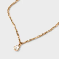 Singapore Chain Teardrop Pendant Necklace - A New Day™ Gold 8 Singapore Chain Teardrop Pendant Necklace - A New Day™ Gold -A New Day™ GUEST baa9ced3 01f3 4dd2 a63b 02404a459ca2