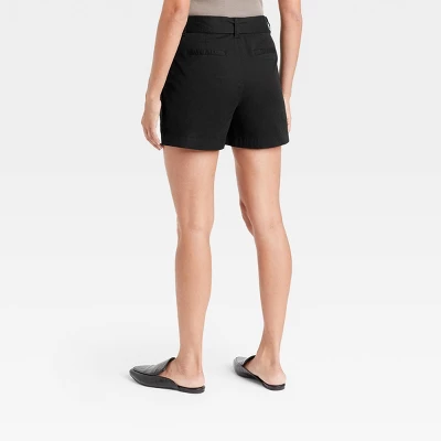 Women's High-Rise Pleat Front Shorts - A New Day™ 3 Women's High-Rise Pleat Front Shorts - A New Day™