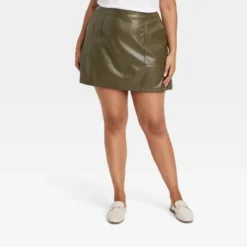 Women's Mini Faux Leather Skirt - A New Day™ -A New Day™ GUEST bc01a258 cce4 4f92 a734 574bcf342037