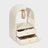 Rounded Standing Jewelry Organizer With Drawers - A New Day™ Cream 1 Rounded Standing Jewelry Organizer With Drawers - A New Day™ Cream -A New Day™ GUEST beae3ba8 24e1 4ce8 89de 55499cf95e29