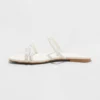 Women's Aida Strappy Sandals - A New Day™ Ivory