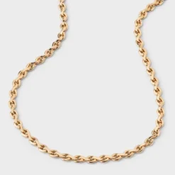 Linked Chain Necklace - A New Day™ Gold: Lobster Claw Clasp, Nickel-Free Metal, 16" Length, 3" Extended Length 9 Linked Chain Necklace - A New Day™ Gold: Lobster Claw Clasp, Nickel-Free Metal, 16" Length, 3" Extended Length -A New Day™ GUEST c112f928 5da9 4711 aa99 34e168edc6fb