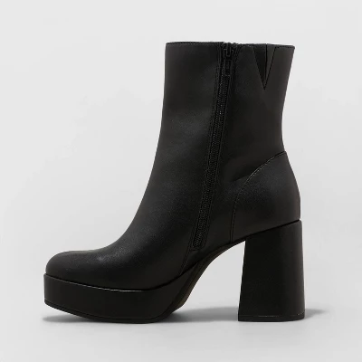 Women's Blythe Platform Boots - A New Day™ Black 3 Women's Blythe Platform Boots - A New Day™ Black