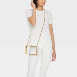 Clear Minaudiere Crossbody Bag - A New Day™