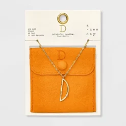 Gold Dipped Scattered Cubic Zirconia Initial Pendant Necklace - A New Day™ Gold 28 Gold Dipped Scattered Cubic Zirconia Initial Pendant Necklace - A New Day™ Gold -A New Day™ GUEST c4aad357 e656 4e3e 8f94 2d3eddbf45b4