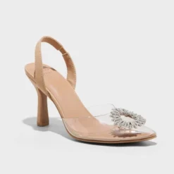 Women's Misty Slingback Heels - A New Day™ Clear 8 Women's Misty Slingback Heels - A New Day™ Clear -A New Day™ GUEST c6d7a014 0253 45af 86b1 f355dd44aee0