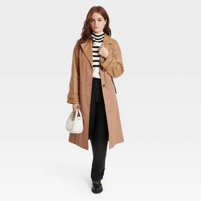 Women's Relaxed Trench Coat - A New Day™ 4 Women's Relaxed Trench Coat - A New Day™ - Image 2