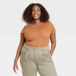 Women's Ribbed T-Shirt Bodysuit - A New Day™ -A New Day™ GUEST cbe5f7cf 6ff7 4aac a95c 4f039b14d4ca