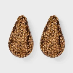 Rhinestone Embedded Teardrop Earrings - A New Day™ 8 Rhinestone Embedded Teardrop Earrings - A New Day™ -A New Day™ GUEST cd7c39f0 76da 4d7a b65c 0c94b3a1eb1c