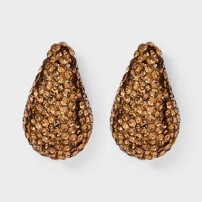 Rhinestone Embedded Teardrop Earrings - A New Day™ 5 Rhinestone Embedded Teardrop Earrings - A New Day™ - Image 3