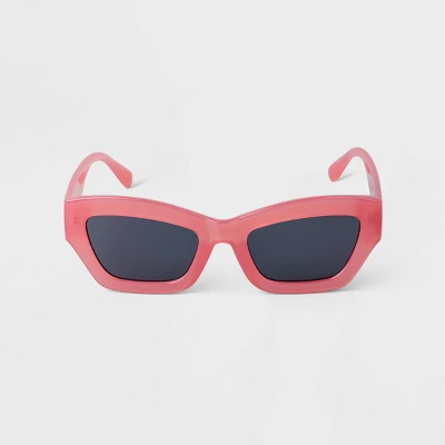 Women's Plastic Angular Cateye Sunglasses - A New Day™ 5 Women's Plastic Angular Cateye Sunglasses - A New Day™ - Image 3