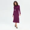 Women's Long Sleeve Faux Wrap Midi Bodycon Dress - A New Day™ -A New Day™ GUEST d387bca6 f3ce 4ea3 831b 869bbe5edd3d