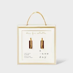 14K Gold Plated Click Top Hoop Earrings - A New Day™ Gold 7 14K Gold Plated Click Top Hoop Earrings - A New Day™ Gold -A New Day™ GUEST d3de8078 6087 4df5 b2c1 ea860888a7b0