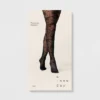 Women's Rose Floral Mesh Tights - A New Day™ Black -A New Day™ GUEST d41e894c bde9 429b 8b09 04114dab933a
