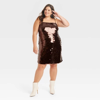 Women's Sleeveless Paillette Mini Party Shift Dress - A New Day™ 6 Women's Sleeveless Paillette Mini Party Shift Dress - A New Day™ - Image 4