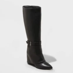 Women's Tall Novie Dress Boots - A New Day™ Black 7 Women's Tall Novie Dress Boots - A New Day™ Black -A New Day™ GUEST d6a6d7b9 7392 4fbf badc c40dfa168777