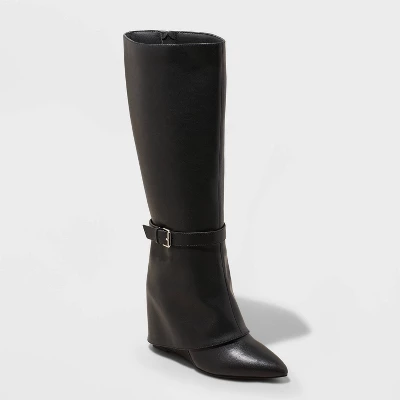 Women's Tall Novie Dress Boots - A New Day™ Black 5 Women's Tall Novie Dress Boots - A New Day™ Black - Image 3