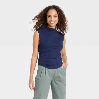 Women's Short Sleeve Side Ruched T-Shirt - A New Day™ 9 Women's Short Sleeve Side Ruched T-Shirt - A New Day™ - Image 7