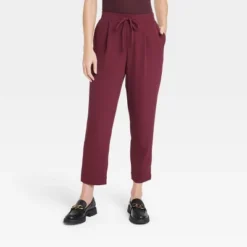 Women's High-Rise Tapered Fluid Ankle Pull-On Pants - A New Day™ -A New Day™ GUEST dc88487b b181 459f b9e3 a558abbfb2cf