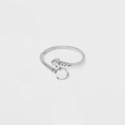 Sterling Silver Opal Band Ring - A New Day™ Silver 5 Sterling Silver Opal Band Ring - A New Day™ Silver -A New Day™ GUEST dd7b6816 3ad5 48e4 92be af32e6706991