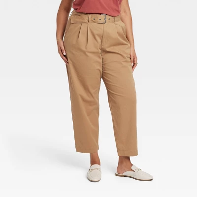 Women's Super High-Rise Tapered Chino Pants - A New Day™ 6 Women's Super High-Rise Tapered Chino Pants - A New Day™ - Image 4