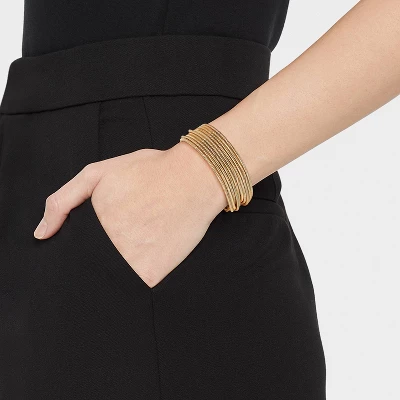 Multi-Strand Bohemian Pull Bracelet - A New Day™ Gold 3 Multi-Strand Bohemian Pull Bracelet - A New Day™ Gold