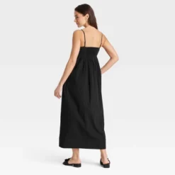 Women's Seersucker Maxi A-Line Dress - A New Day™