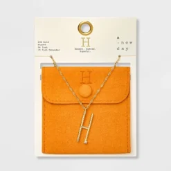 Gold Dipped Scattered Cubic Zirconia Initial Pendant Necklace - A New Day™ Gold 32 Gold Dipped Scattered Cubic Zirconia Initial Pendant Necklace - A New Day™ Gold -A New Day™ GUEST e32f0290 0fa8 4cc0 9c37 25a44f76d476