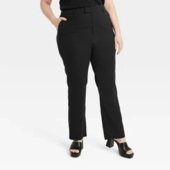 Women's High-Rise Regular Fit Full Length Straight Stovepipe Trousers - A New Day™ 8 Women's High-Rise Regular Fit Full Length Straight Stovepipe Trousers - A New Day™ -A New Day™ GUEST e430c2d5 08e9 443c 92a9 38c46af89790