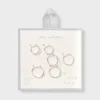 Endless Hoop Earring Set 3pc - A New Day™ Silver