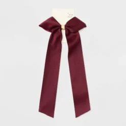 Bow With Gold Center Hair Clip - A New Day™ Red