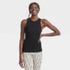 Women's Slim Fit Ribbed 2pk Bundle Tank Top - A New Day™