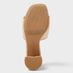 Women's Arden Raffia Ornamented Block Heels With Memory Foam Insole - A New Day™ Tan 8 Women's Arden Raffia Ornamented Block Heels With Memory Foam Insole - A New Day™ Tan -A New Day™ GUEST e90886eb 7e3f 44c8 add6 2f489c57ebe4