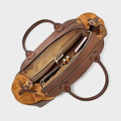 Belted Satchel Handbag - A New Day™ Brown 5 Belted Satchel Handbag - A New Day™ Brown - Image 3