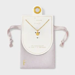 14K Gold Plated Round Initial Pendant Necklace - A New Day™ 30 14K Gold Plated Round Initial Pendant Necklace - A New Day™ -A New Day™ GUEST ebb28a50 73a5 437a 83c9 b8ba66d48924