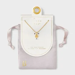 14K Gold Plated Round Initial Pendant Necklace - A New Day™ 26 14K Gold Plated Round Initial Pendant Necklace - A New Day™ -A New Day™ GUEST ec266eea c45d 46e3 907c 294703b3771b