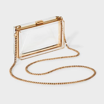 Clear Minaudiere Crossbody Bag - A New Day™ 4 Clear Minaudiere Crossbody Bag - A New Day™ - Image 2
