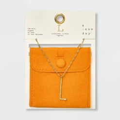 Gold Dipped Scattered Cubic Zirconia Initial Pendant Necklace - A New Day™ Gold 36 Gold Dipped Scattered Cubic Zirconia Initial Pendant Necklace - A New Day™ Gold -A New Day™ GUEST f418541b 716e 4a30 8735 4e0b13715999