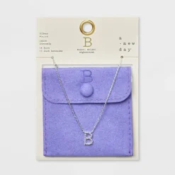 Silver Plated Cubic Zirconia Initial Pendant Necklace - A New Day™ Silver 26 Silver Plated Cubic Zirconia Initial Pendant Necklace - A New Day™ Silver -A New Day™ GUEST f5f236a9 7db1 4138 b579 da19631c0cc9