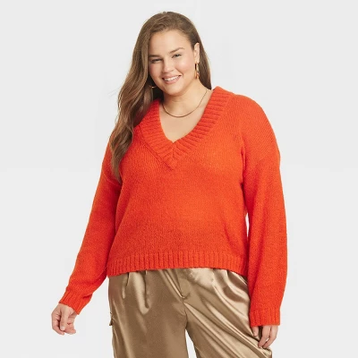 Women's V-Neck Pullover Sweater - A New Day™ 6 Women's V-Neck Pullover Sweater - A New Day™ - Image 4