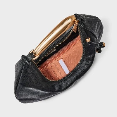 Metal Handle Crescent Handbag - A New Day™ 4 Metal Handle Crescent Handbag - A New Day™ - Image 2