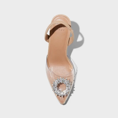 Women's Misty Slingback Heels - A New Day™ Clear 3 Women's Misty Slingback Heels - A New Day™ Clear - Image 2