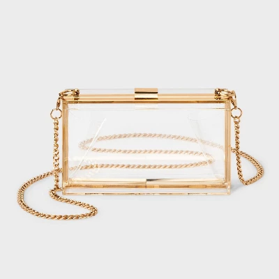 Clear Minaudiere Crossbody Bag - A New Day™ 7 Clear Minaudiere Crossbody Bag - A New Day™ - Image 5