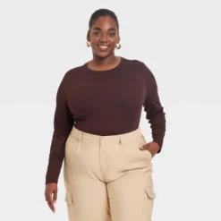 Women's Long Sleeve Slim Fit Crewneck T-Shirt - A New Day™ 19 Women's Long Sleeve Slim Fit Crewneck T-Shirt - A New Day™ -A New Day™ GUEST ff9d5f92 85f8 4dc8 bb3e 72d32cdb94fd